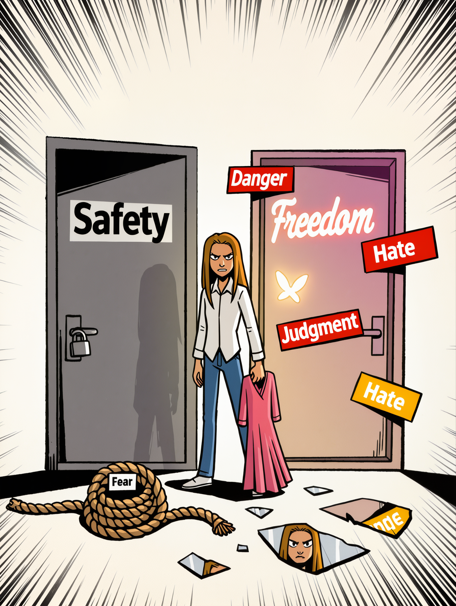 Leave trans women alone! Is it courage? Or irresponsibility?