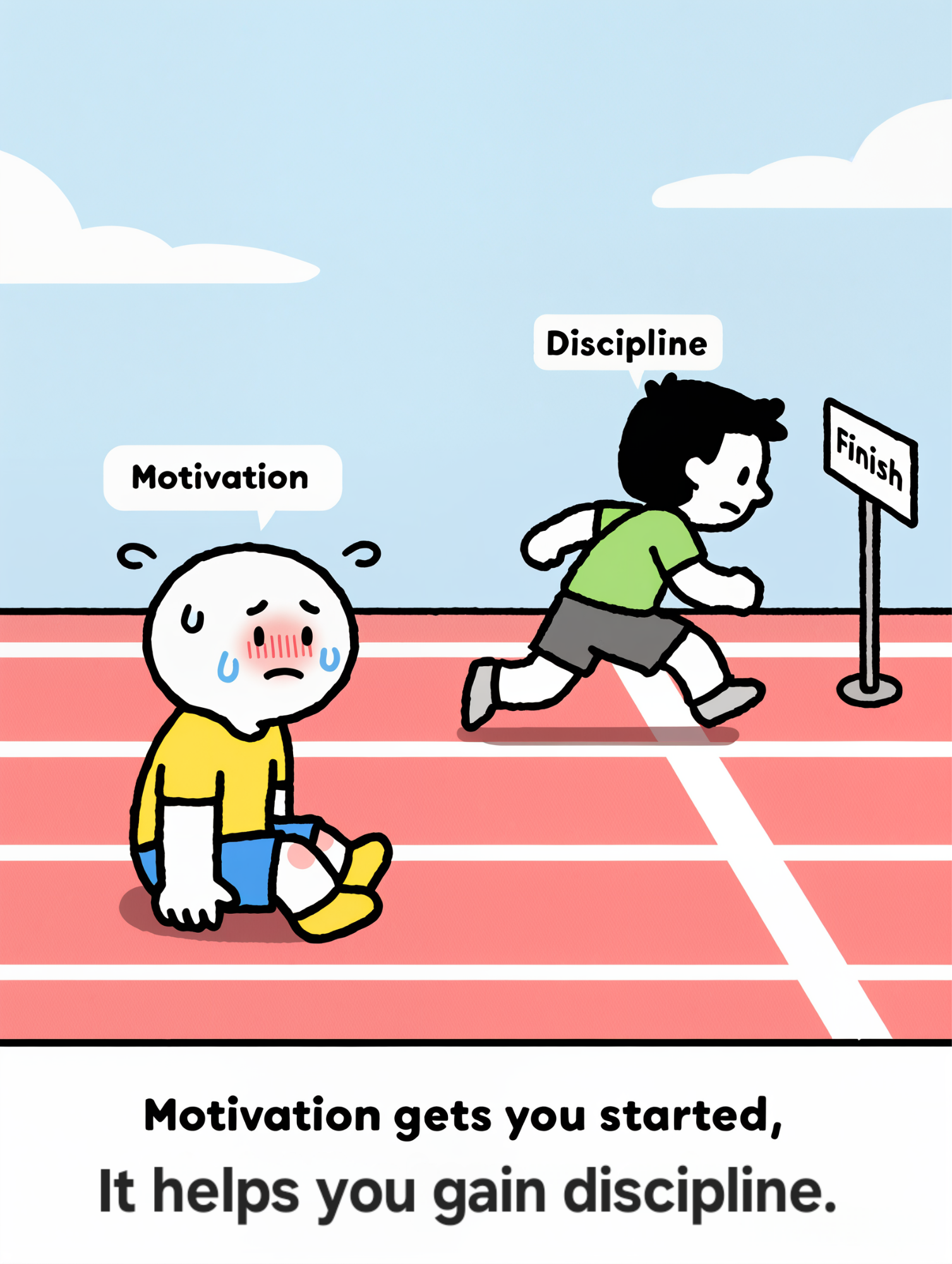 Discipline vs. motivation