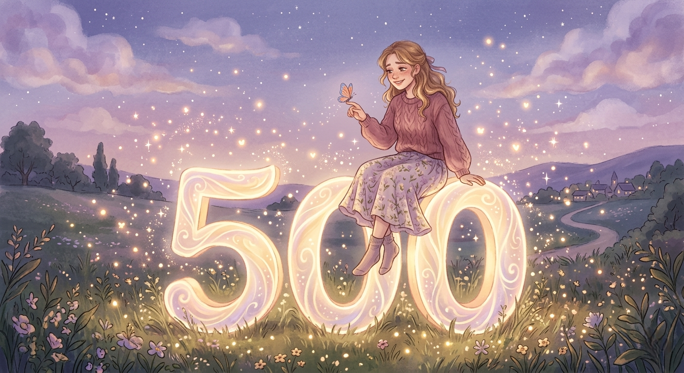 500 Subscribers, One Quiet Victory